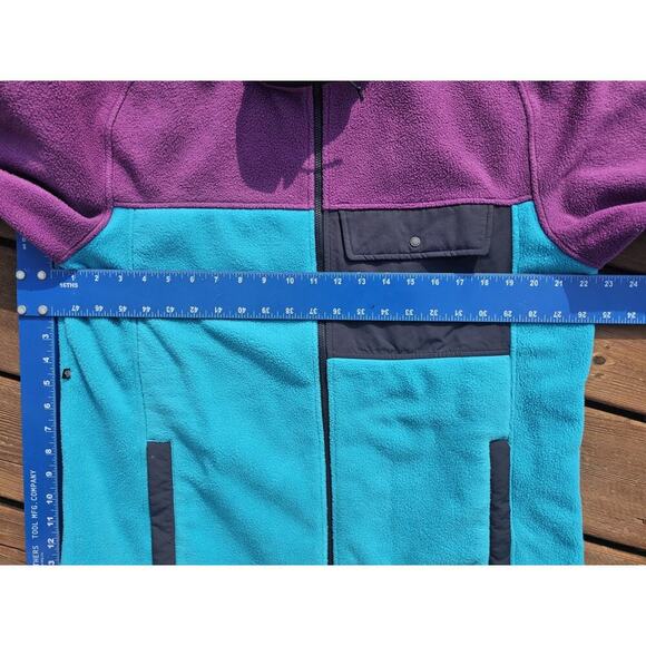 Mountain Hardwear UnClassic Fleece Jacket Mens Large Purple Blue Full Zip - Picture 4 of 6